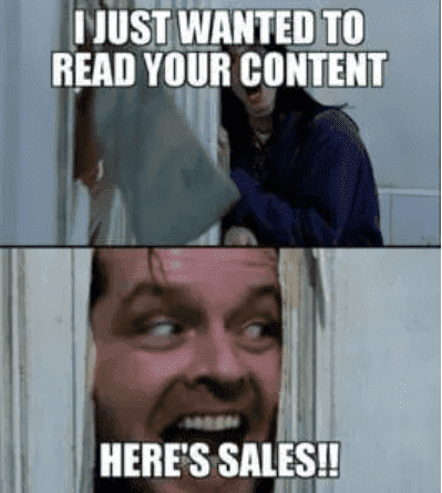 Content marketing meme